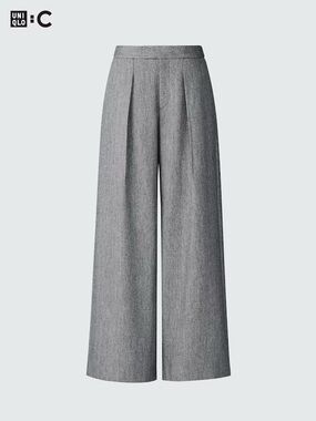 Uniqlo Tweed Wide Pants